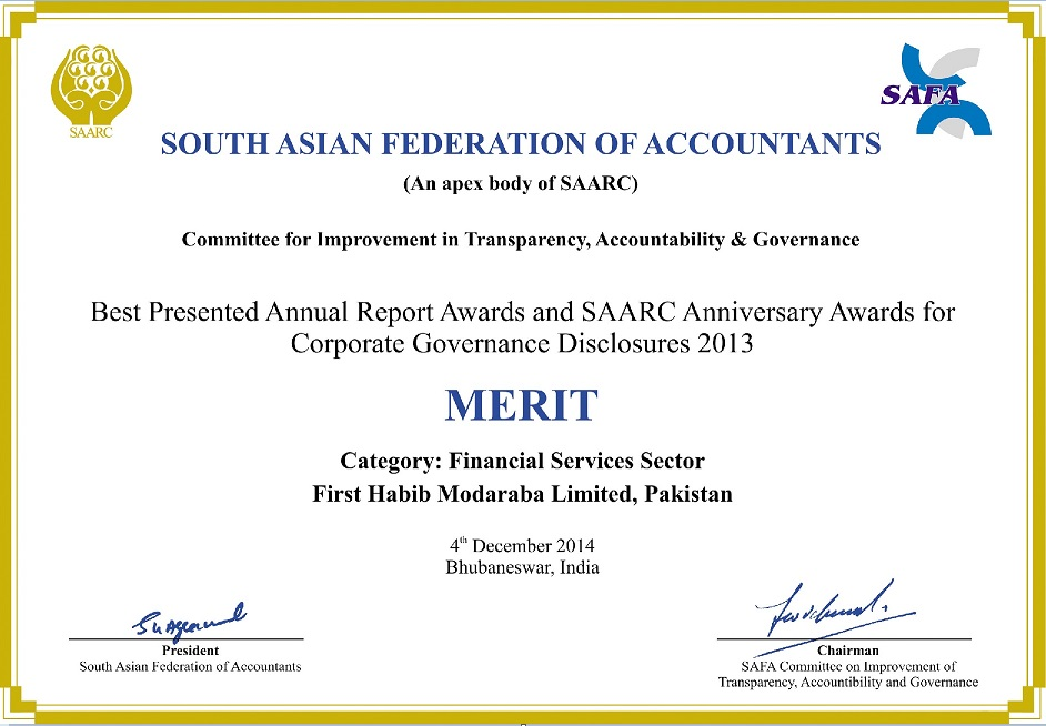merit certificate
